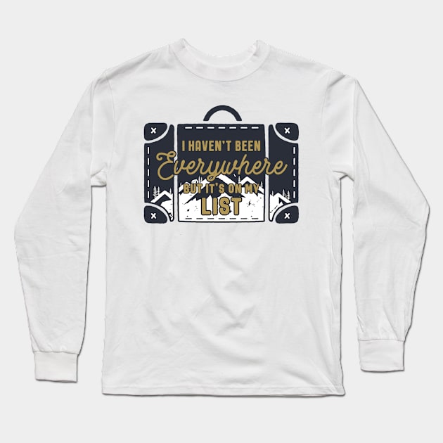 Travel Every where Long Sleeve T-Shirt by p308nx